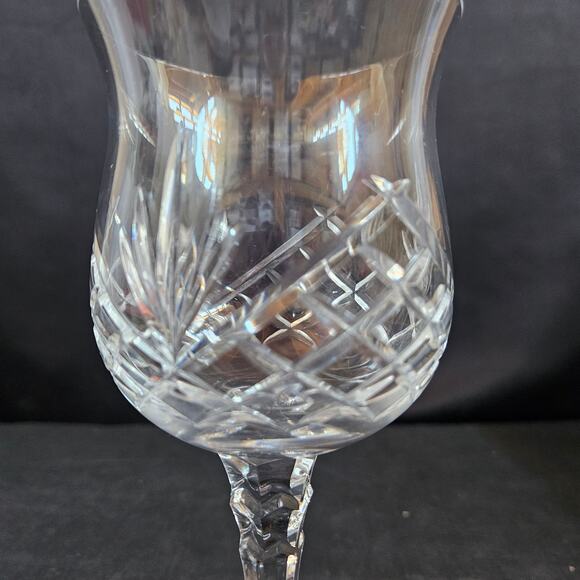 Towle Leyland Crystal Wine Glass / Water Goblet, Single Glass - Picture 2 of 8